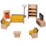 Set mobilier Sufragerie pentru casute de papusi Living Room